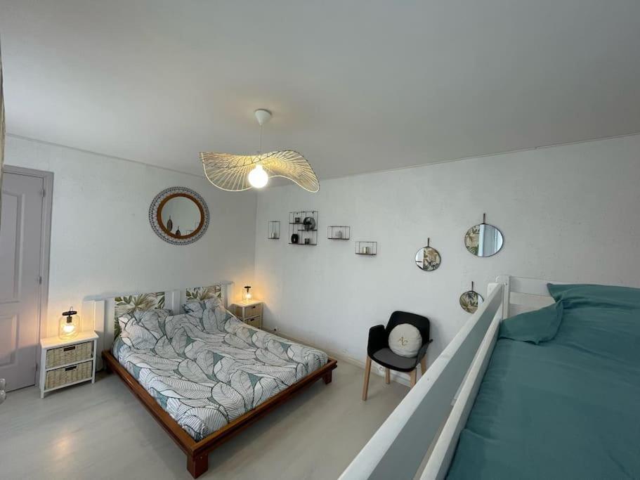 Appartement chaleureux avec piscine chauffée Mauleon Extérieur photo
