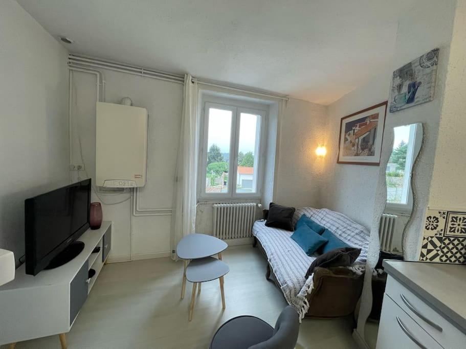 Appartement chaleureux avec piscine chauffée Mauleon Extérieur photo